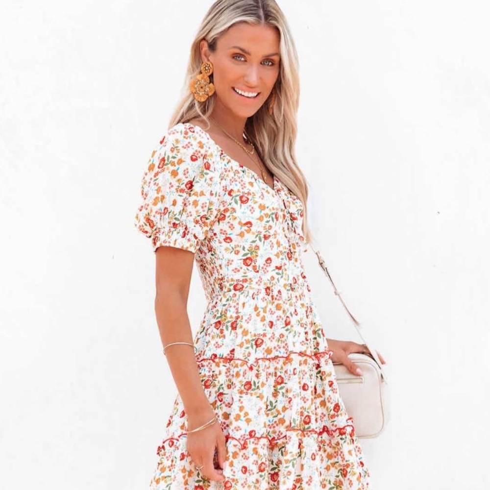 VICI | Floral Tiered Dress